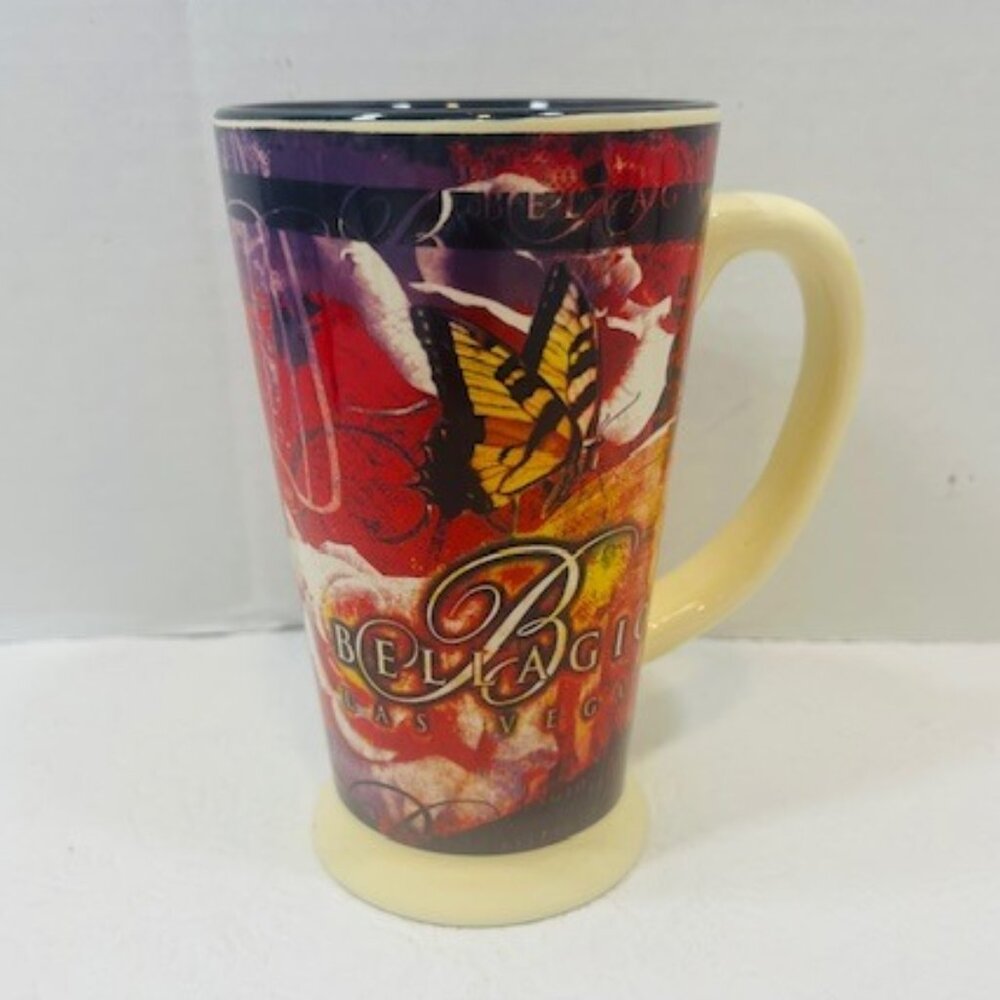 Bellagio Hotel Casino Resort Las Vegas Tall Mug Hot Tea Coffee 16 oz LIKE NEW